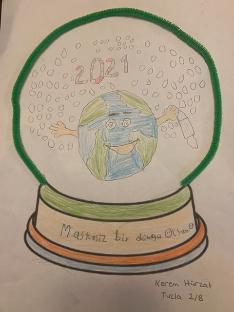 Öğrencilerimizin Yeni Yıl Resimleri 
