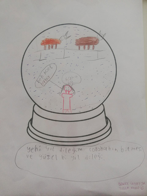 Öğrencilerimizin Yeni Yıl Resimleri 