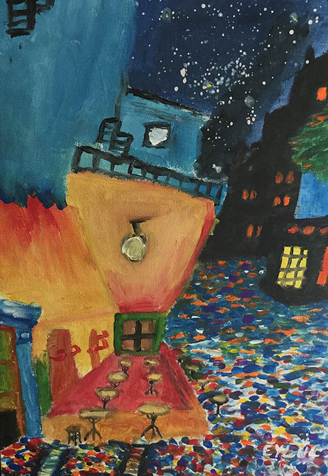 Öğrencilerimizin Online Yıl Sonu Resim Sergisi 