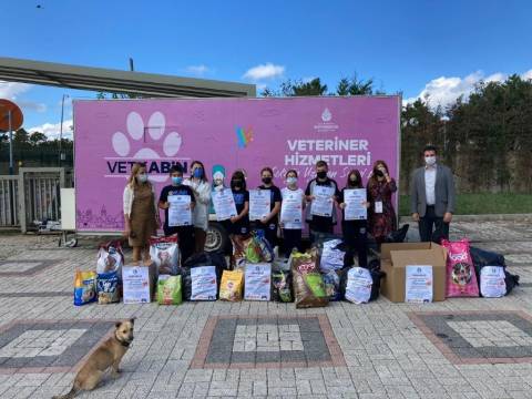 “Hayvanlar İçin  Küçük Bir Mutluluk” Mama Bağışı Kampanyamız Yoğun İlgi Gördü 