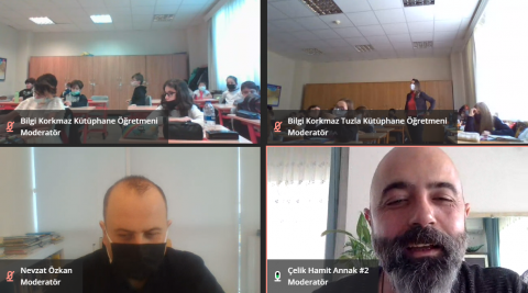 Öğrencilerimiz Online Söyleşilerde Yazarlarla Buluştu 