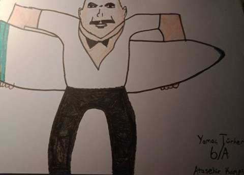 Öğrencilerimizin 18 Mart Çanakkale Zaferi Resim Sergisi Yamaç Türker 6A