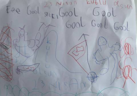 Öğrencilerimizin 23 Nisan Resim Sergisi 